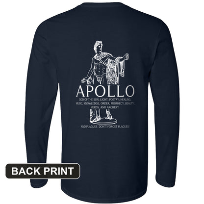 Apollo Back Print Long Sleeve T-Shirt