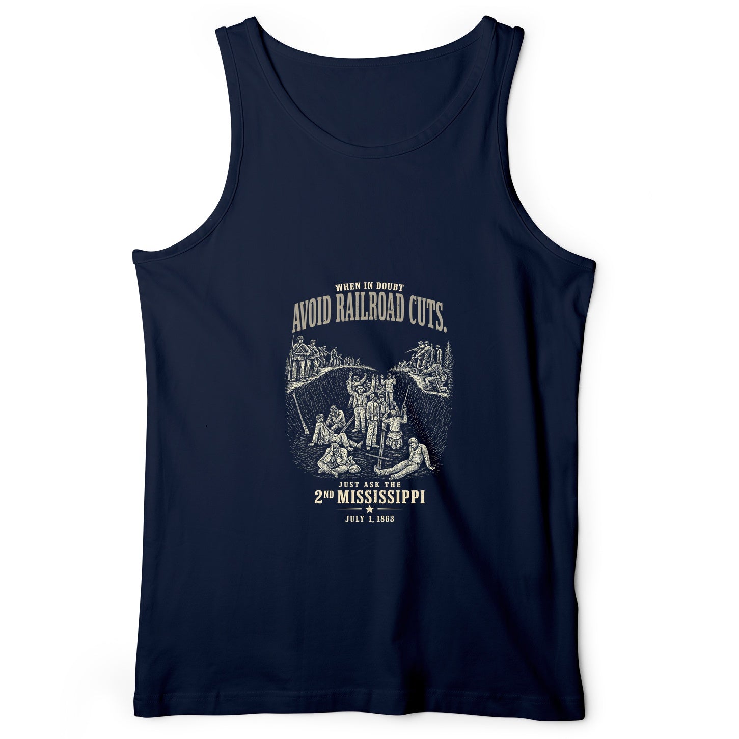 Avoid Railroad Cuts Tank Top