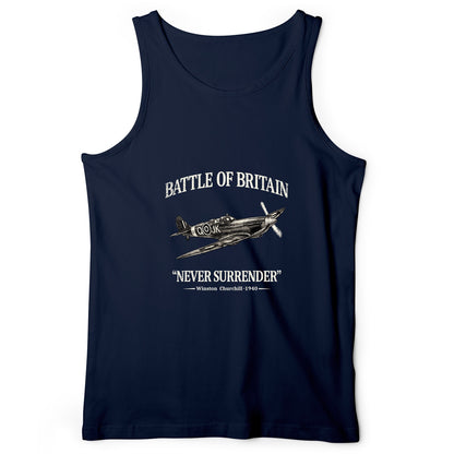 Battle of Britain Never Surrender Tank Top