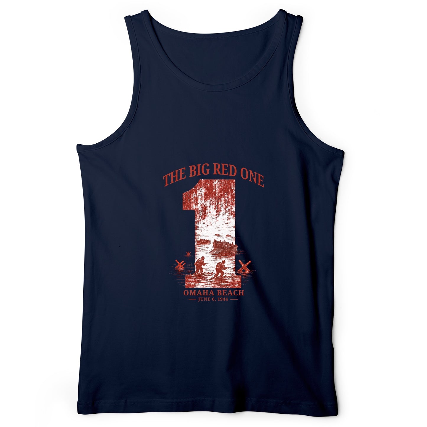 Big Red One Tank Top
