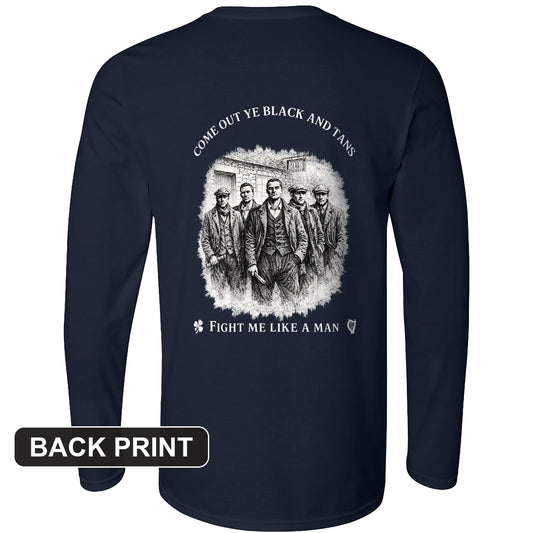 Black and Tans Back Print Long Sleeve T-Shirt