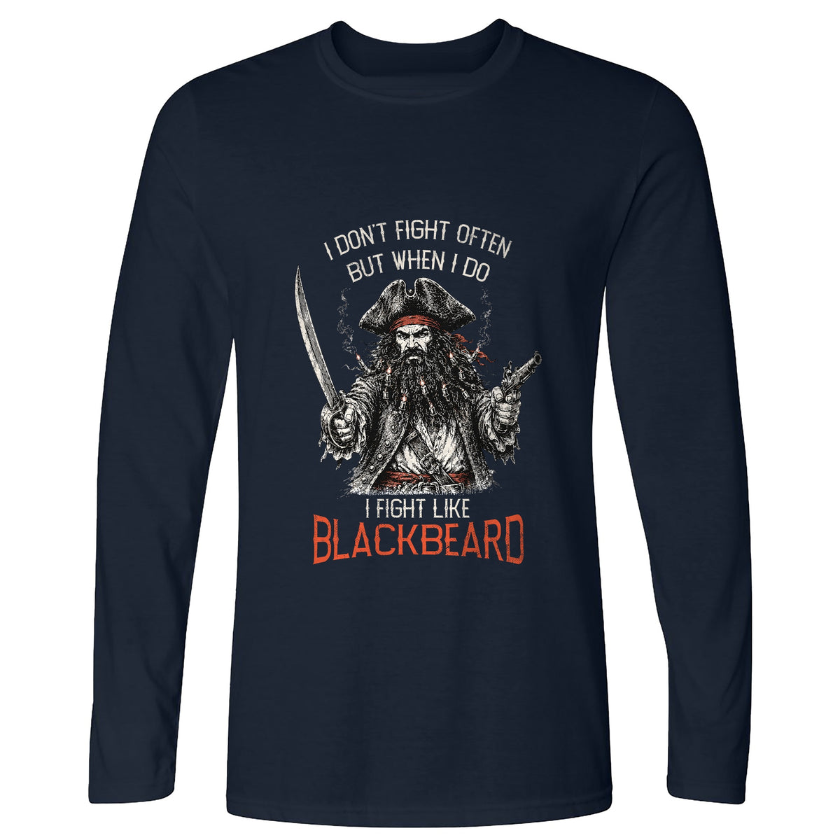 Blackbeard Long Sleeve T-Shirt