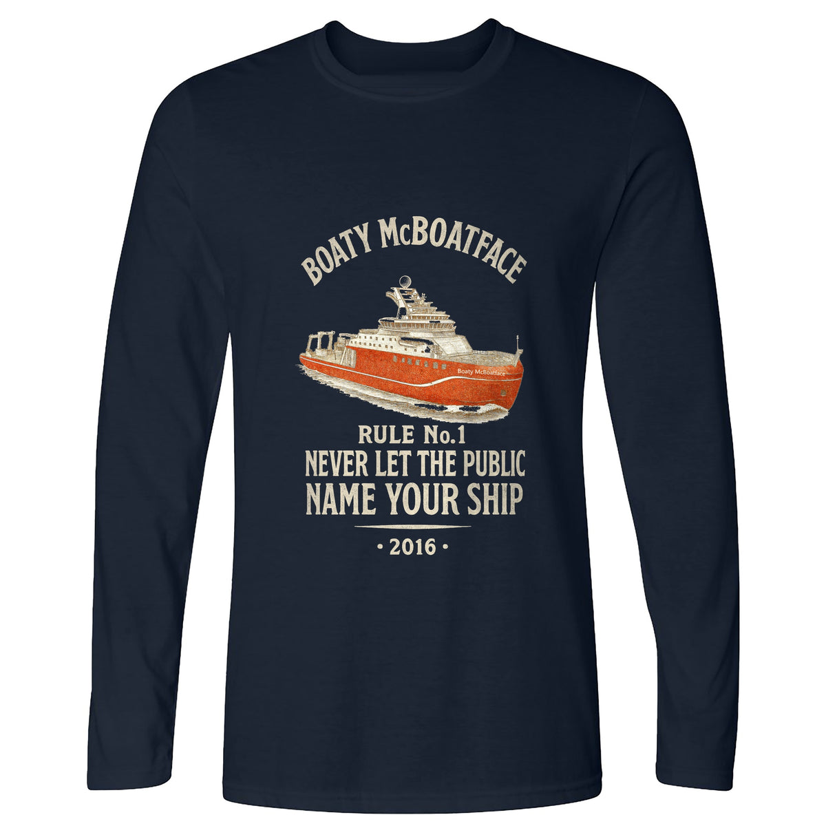 Boaty McBoatface Long Sleeve T-Shirt