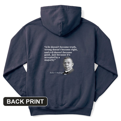 Booker T Washington Back Print Hoodie