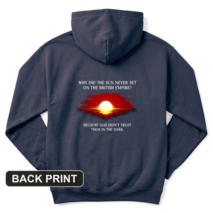 British Empire Back Print Hoodie