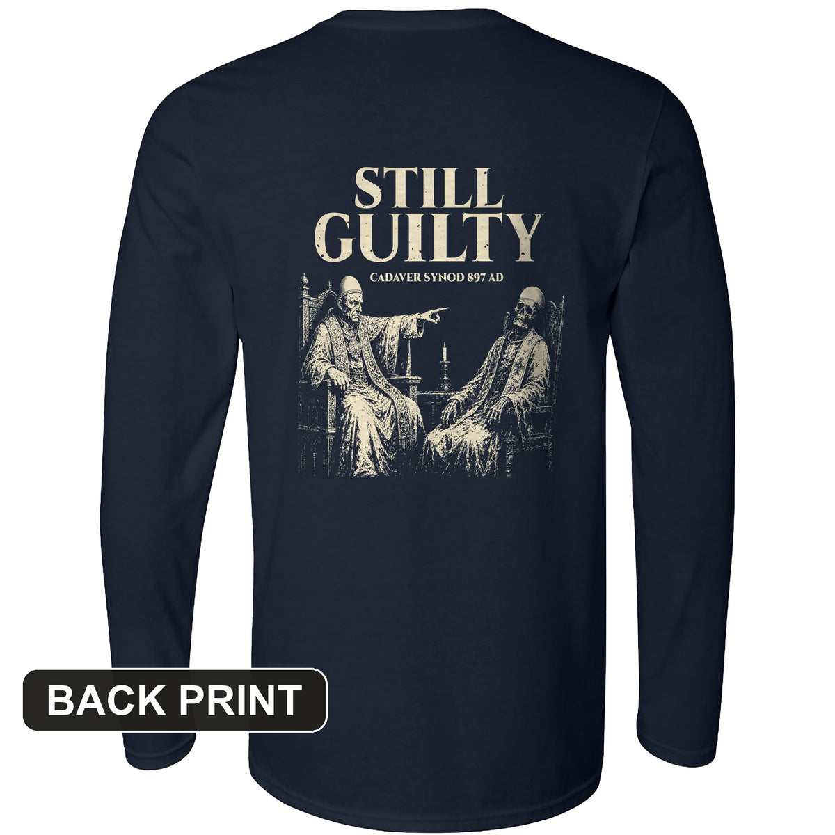 Cadaver Synod Back Print Long Sleeve T-Shirt