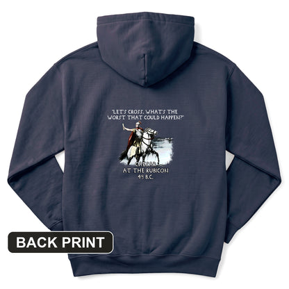 Caesar Cross Rubicon Back Print Hoodie