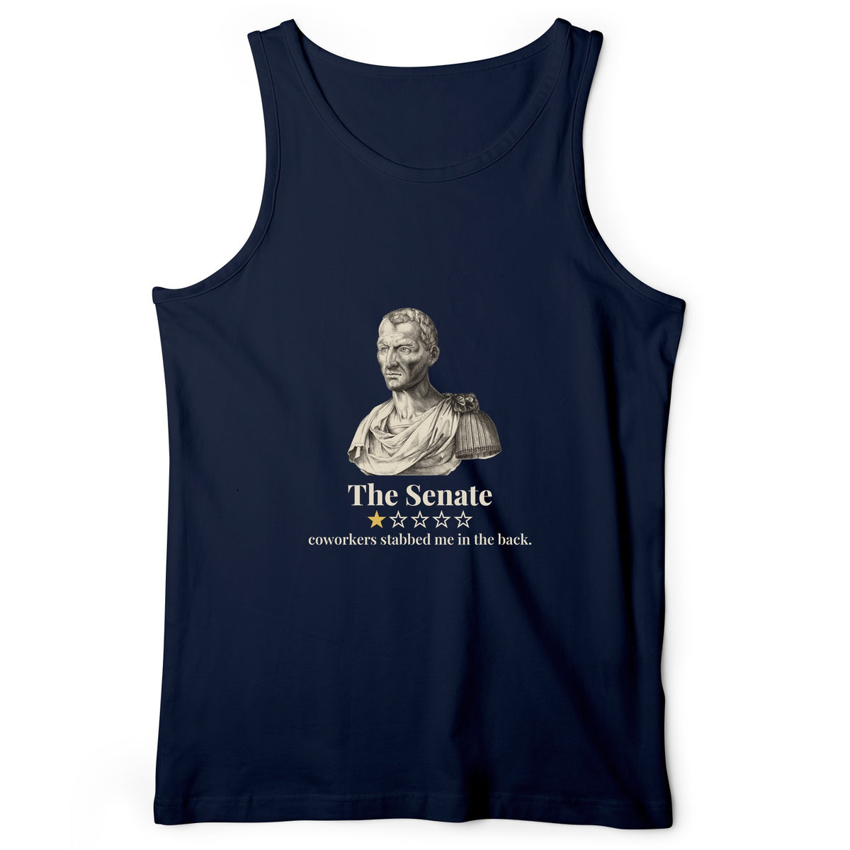 Caesar Senate Review Tank Top