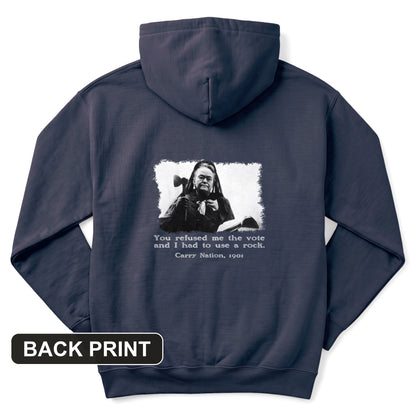 Carry Nation Back Print Hoodie