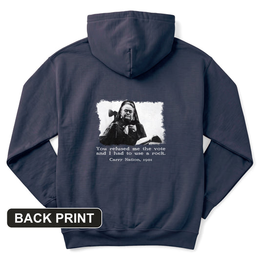 Carry Nation Back Print Hoodie