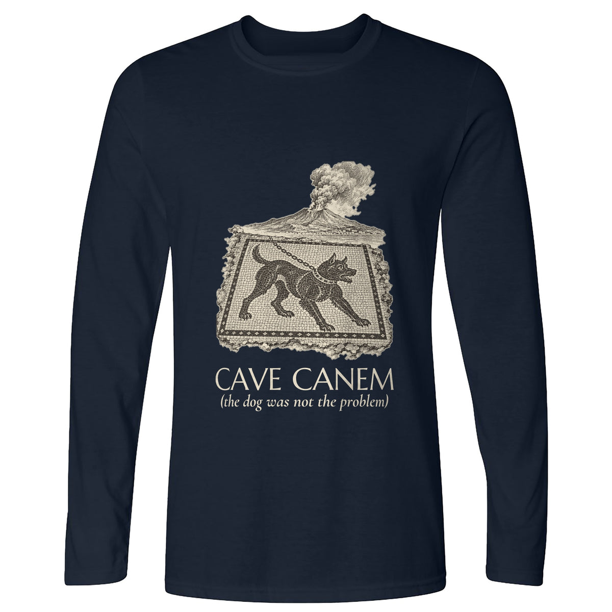 Cave Canem The Dog Was Not The Problem Long Sleeve T-Shirt