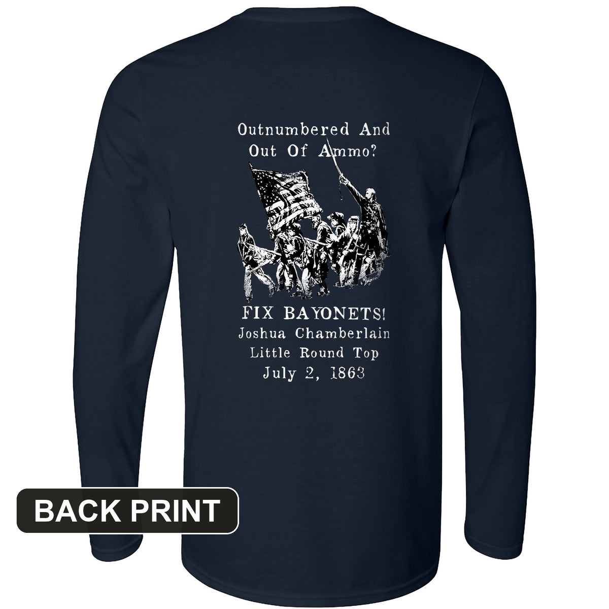 Chamberlain Back Print Long Sleeve T-Shirt