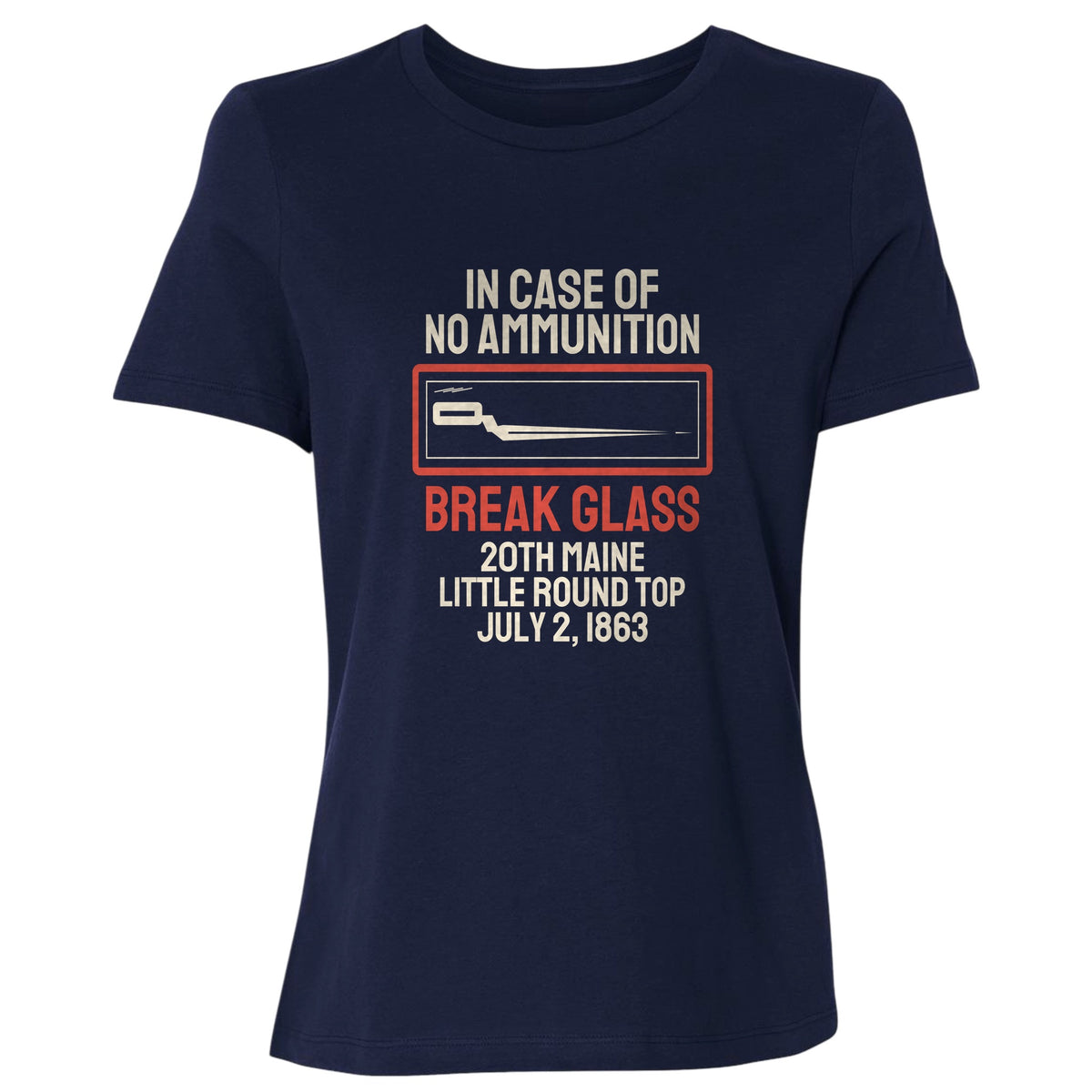 Chamberlain Break Glass Little Round Top Women's T-Shirt
