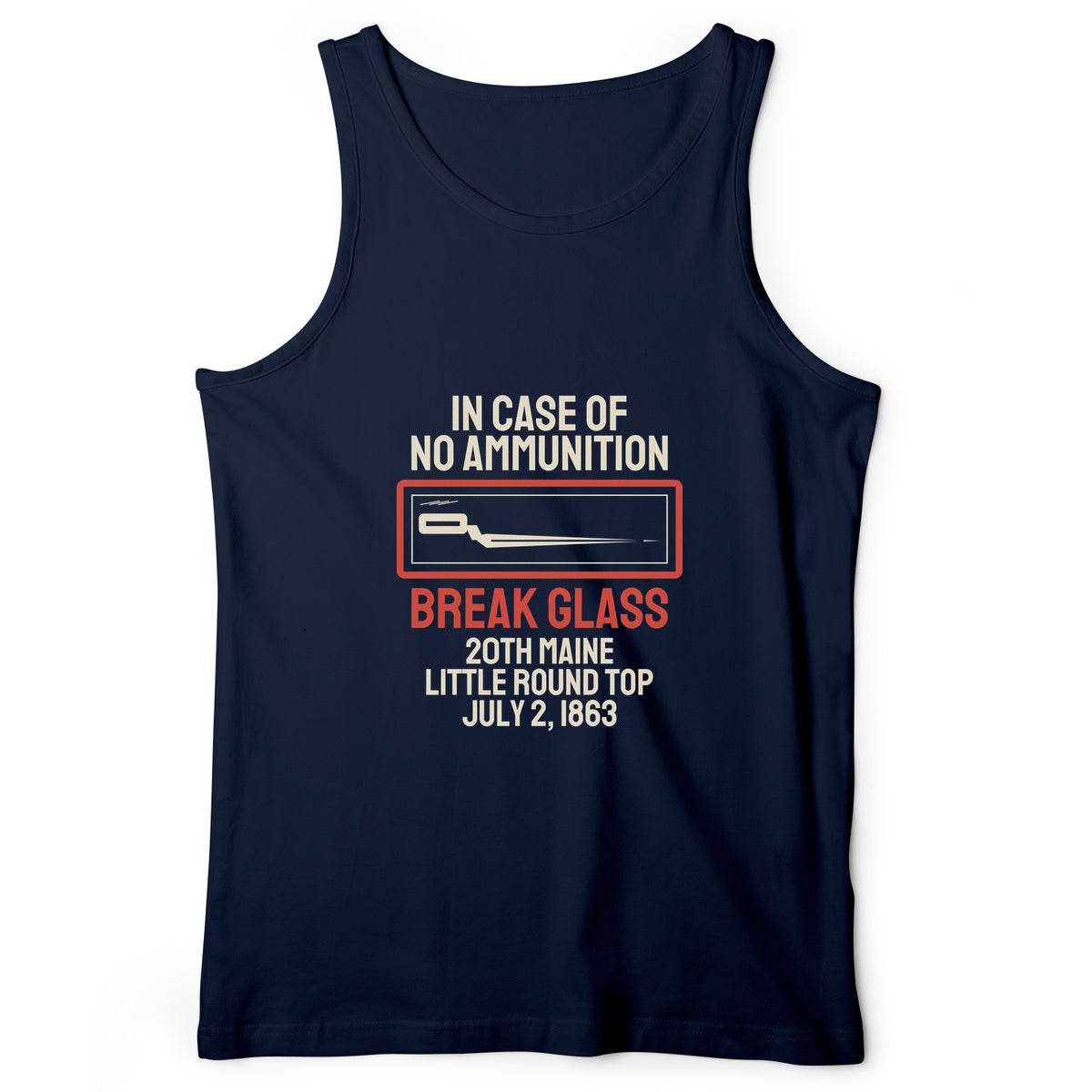 Chamberlain Break Glass Little Round Top Tank Top