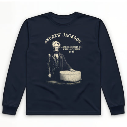 Cheese Wheel Long Sleeve T-Shirt