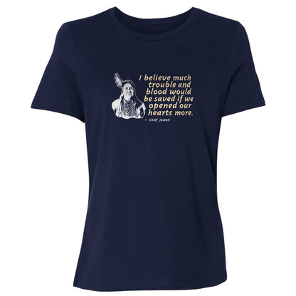 Chief Joseph Open Hearts Women's T-Shirt