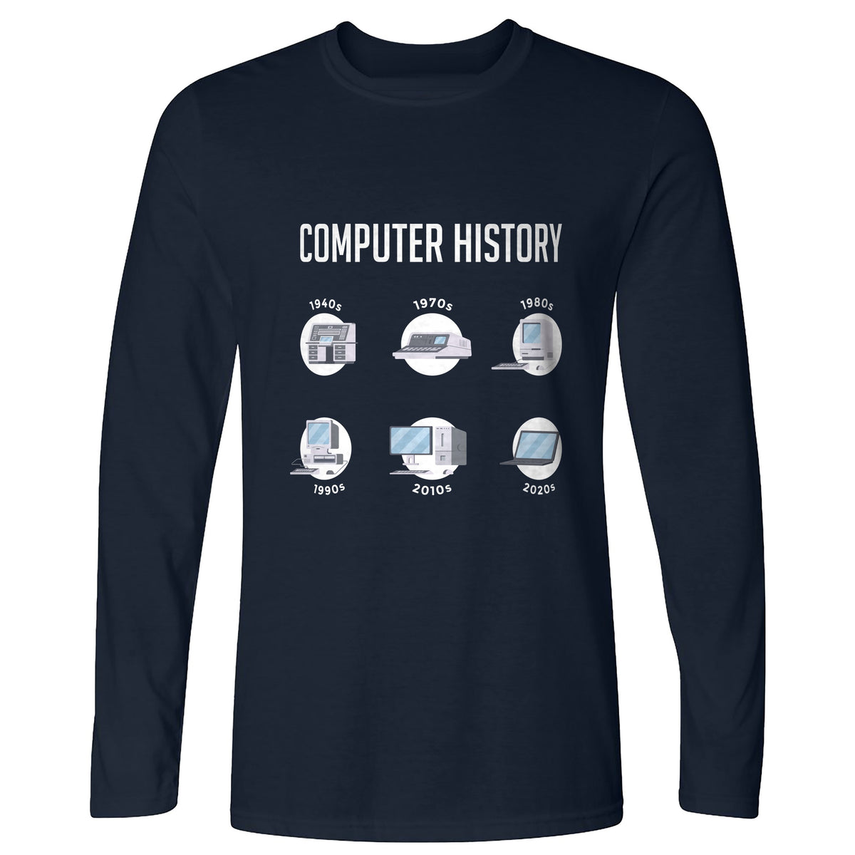 Computer History Long Sleeve T-Shirt