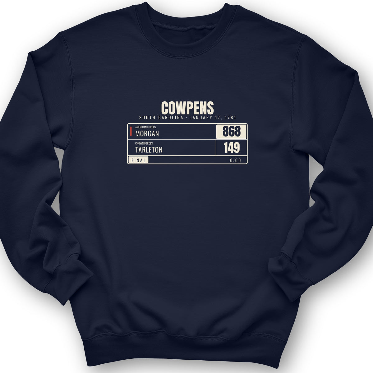 Cowpens Scoreboard Crewneck