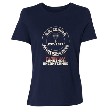 DB Cooper Skydiving Club Women's T-Shirt