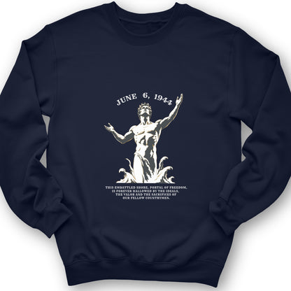 Dday Statue Sweatshirt
