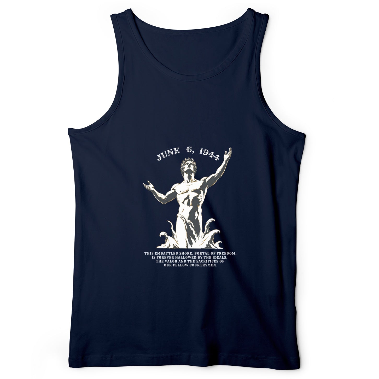 Dday Statue Tank Top