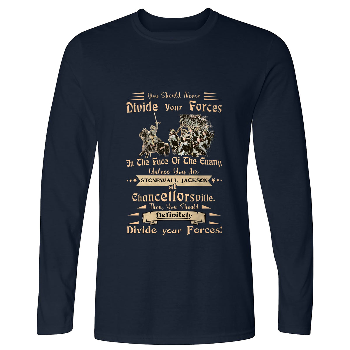Dividing Forces Long Sleeve T-Shirt