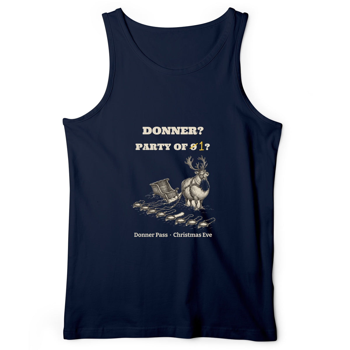 Donner Reindeer Party Of One Tank Top