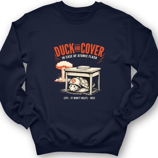 Duck And Cover Crewneck