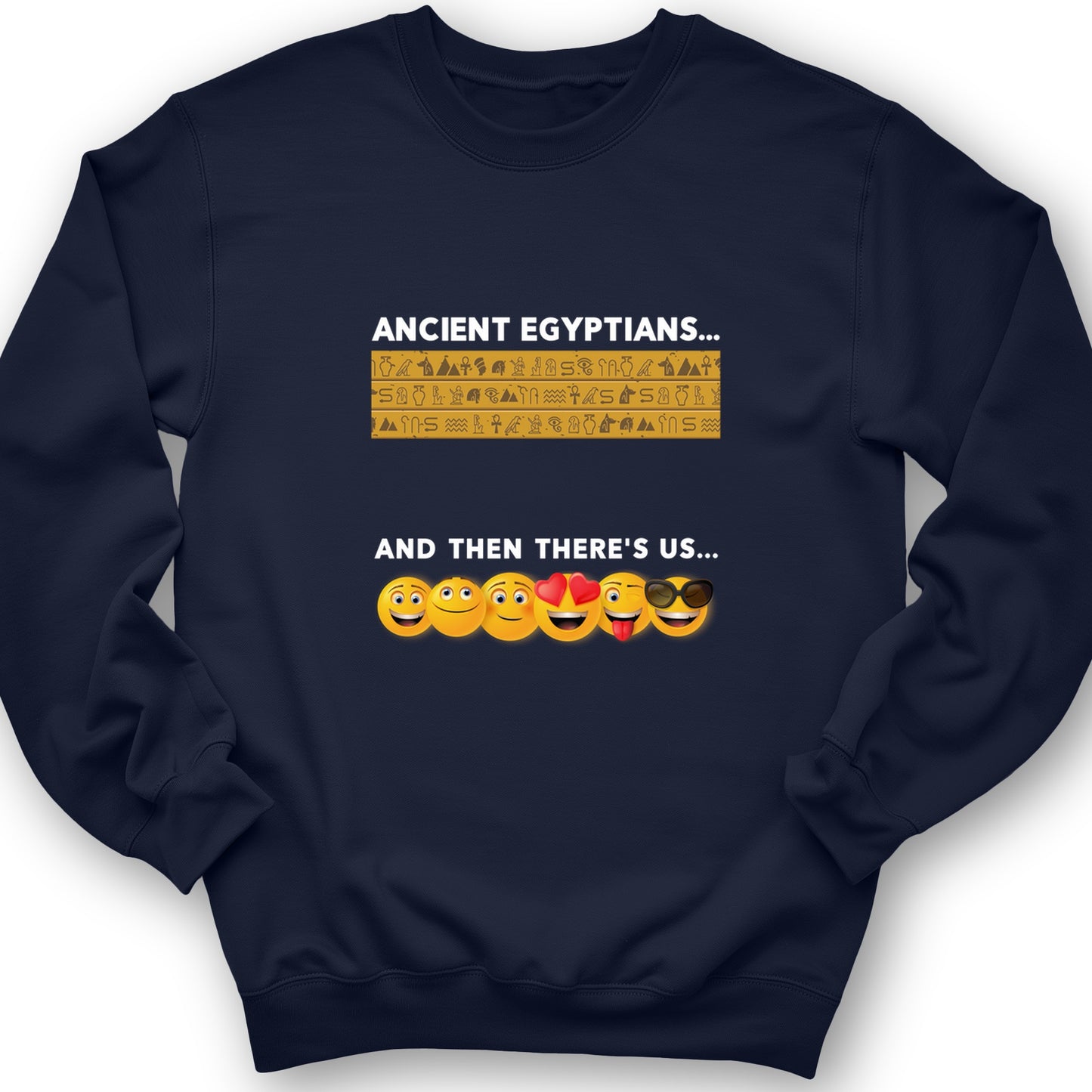 Egyptian Emoticons Crewneck