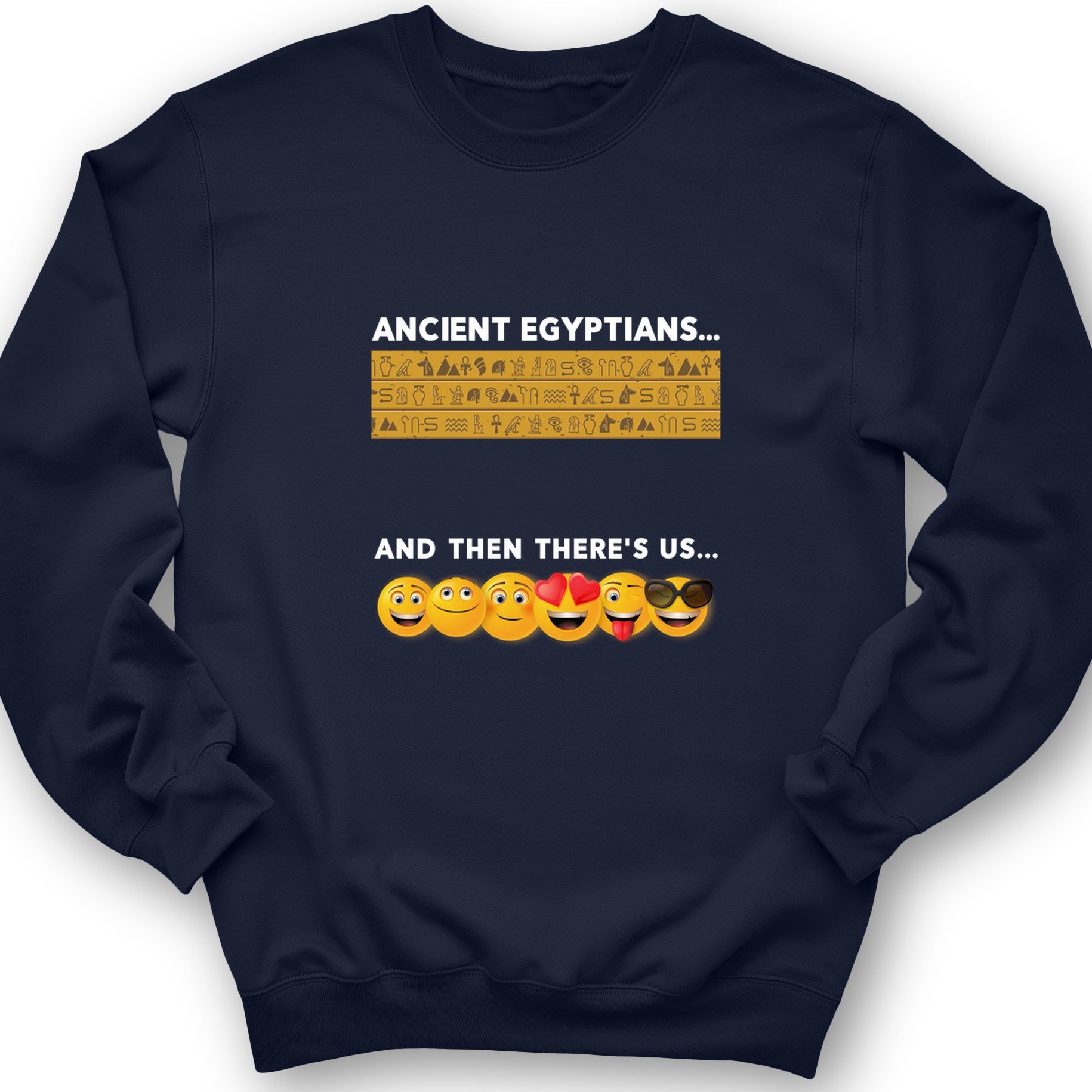 Egyptian Emoticons Crewneck