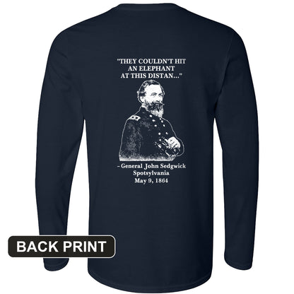 Elephant Back Print Long Sleeve T-Shirt