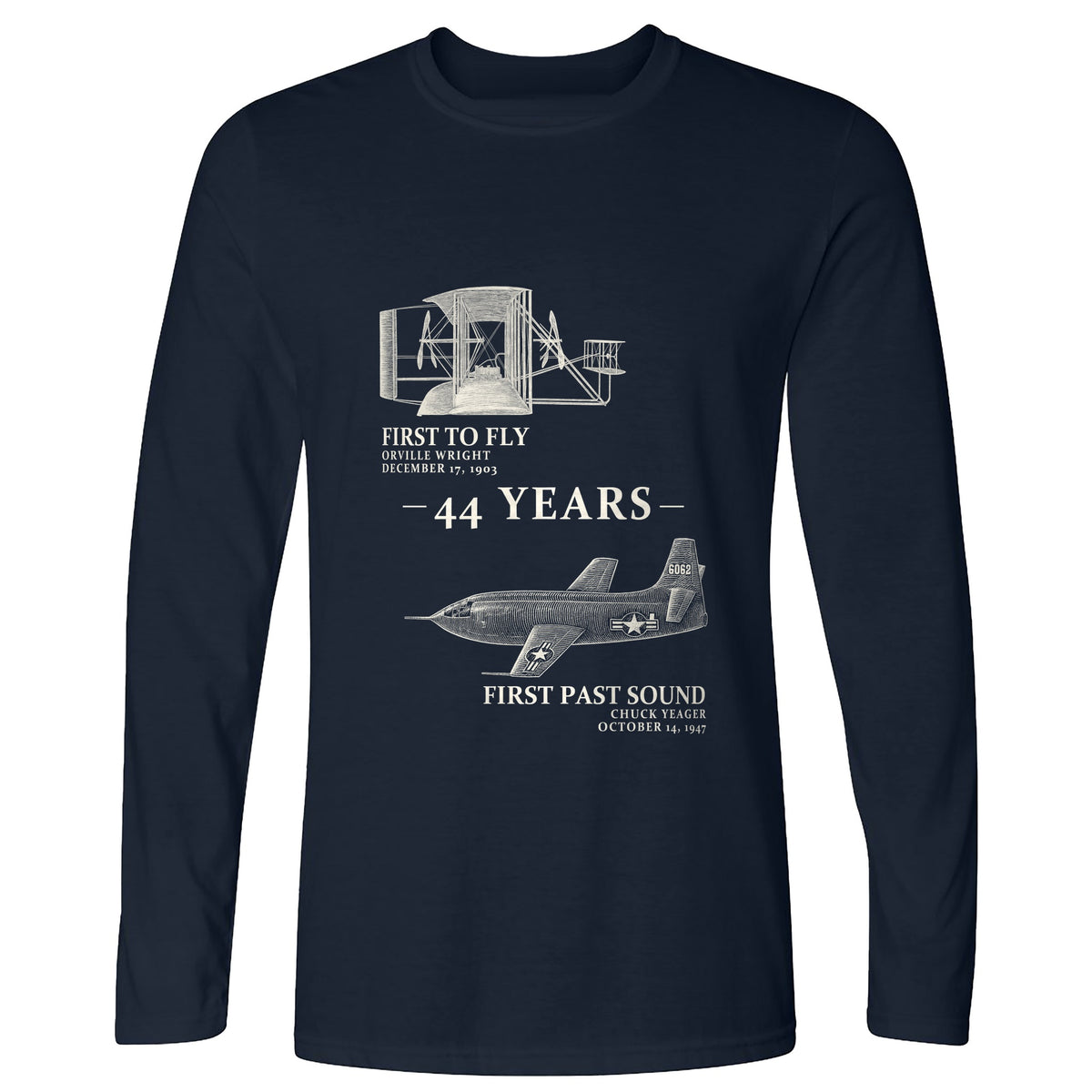 First To Fly - First Past Sound Long Sleeve T-Shirt