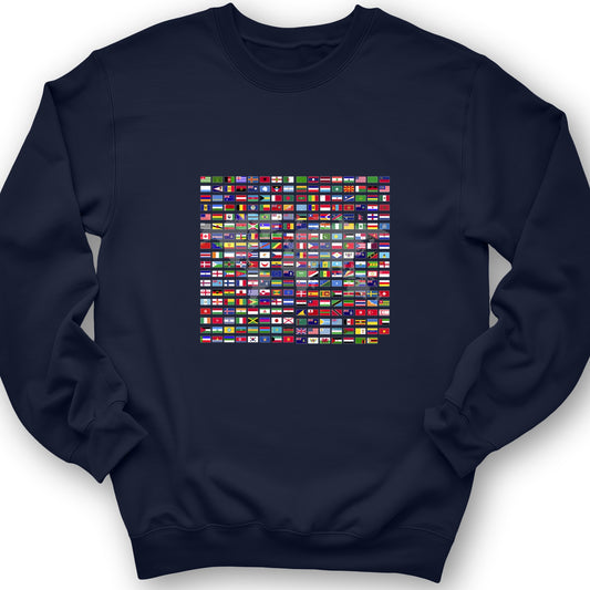 Flags of the World Crewneck