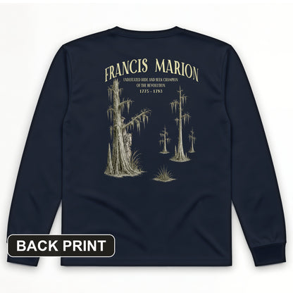 Francis Marion Back Print Long Sleeve T-Shirt