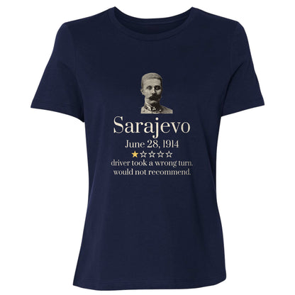 Franz Ferdinand Sarajevo One Star Review Women's T-Shirt