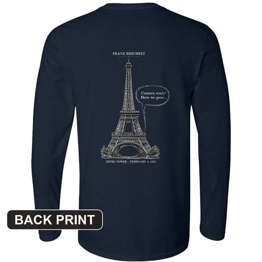 Franz Reichelt Back Print Long Sleeve T-Shirt