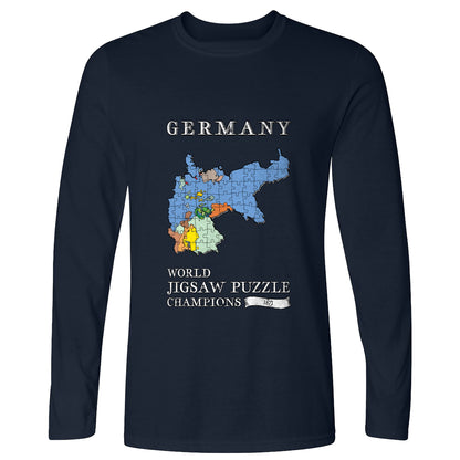 Germany Jigsaw Champion Long Sleeve T-Shirt