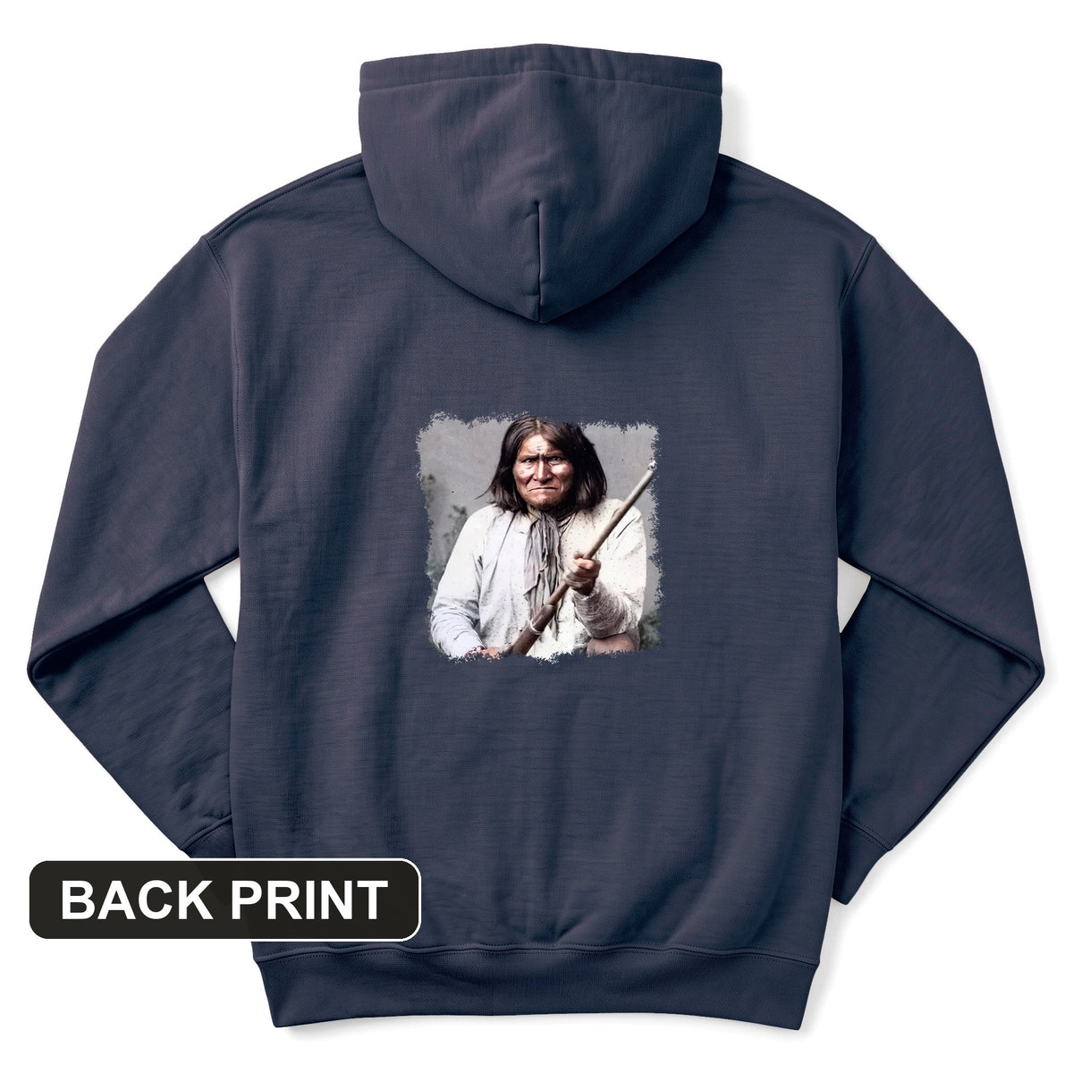 Geronimo Back Print Hoodie