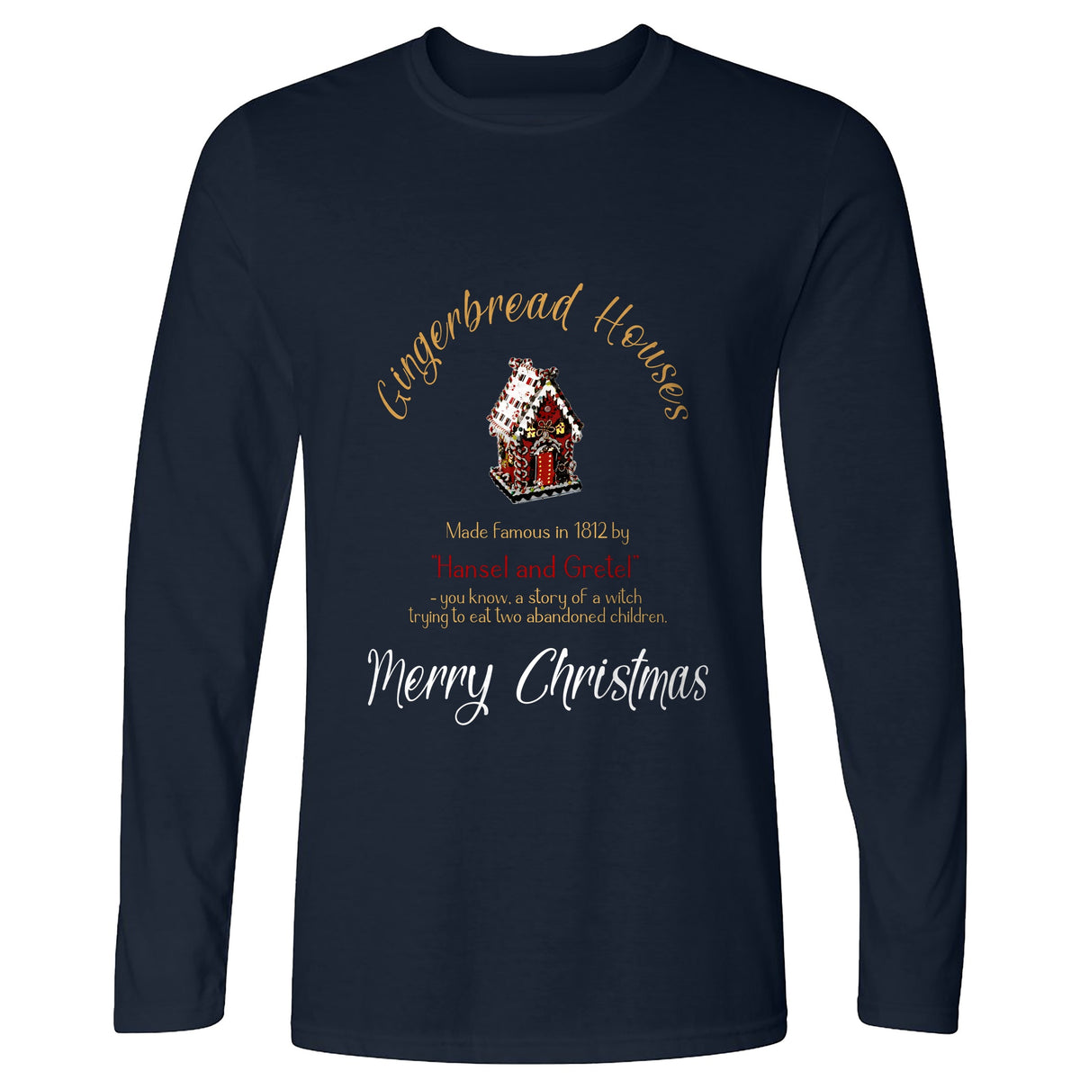 Gingerbread House Long Sleeve T-Shirt