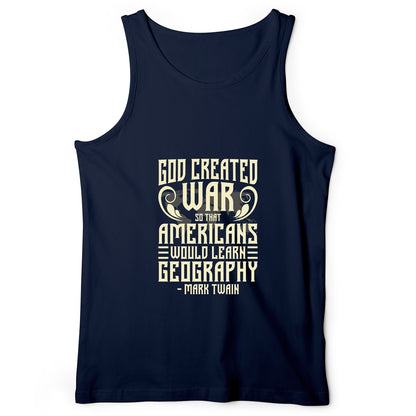 God Created War Tank Top
