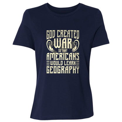 God Created War Women's T-Shirt