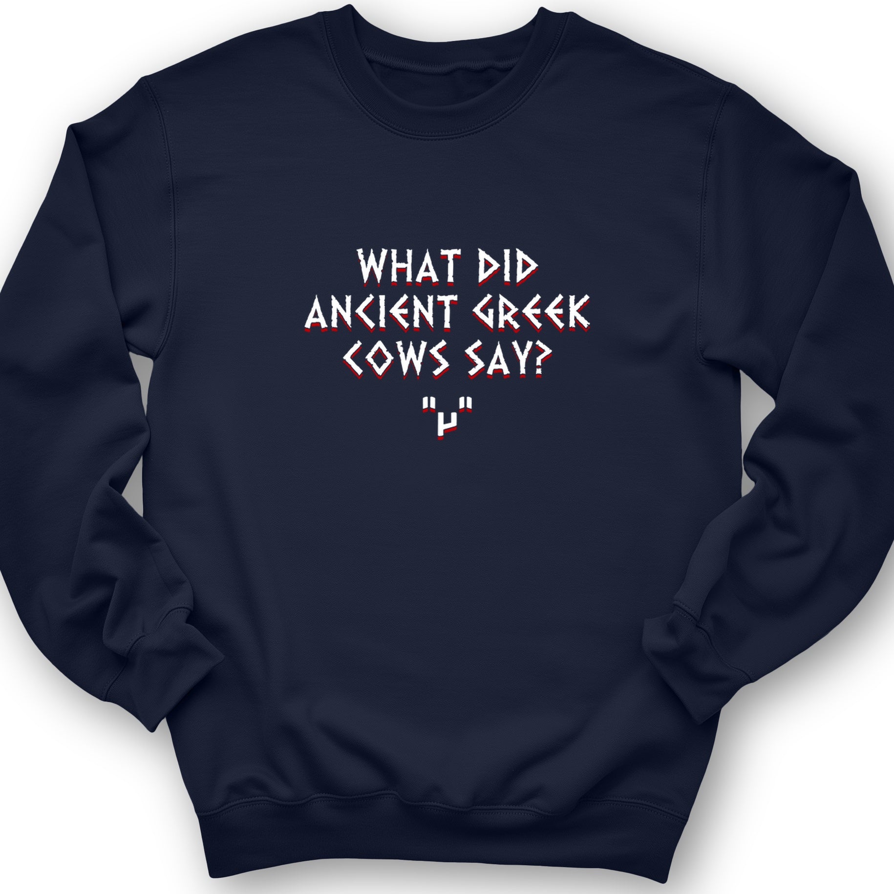 Greek Cows Crewneck