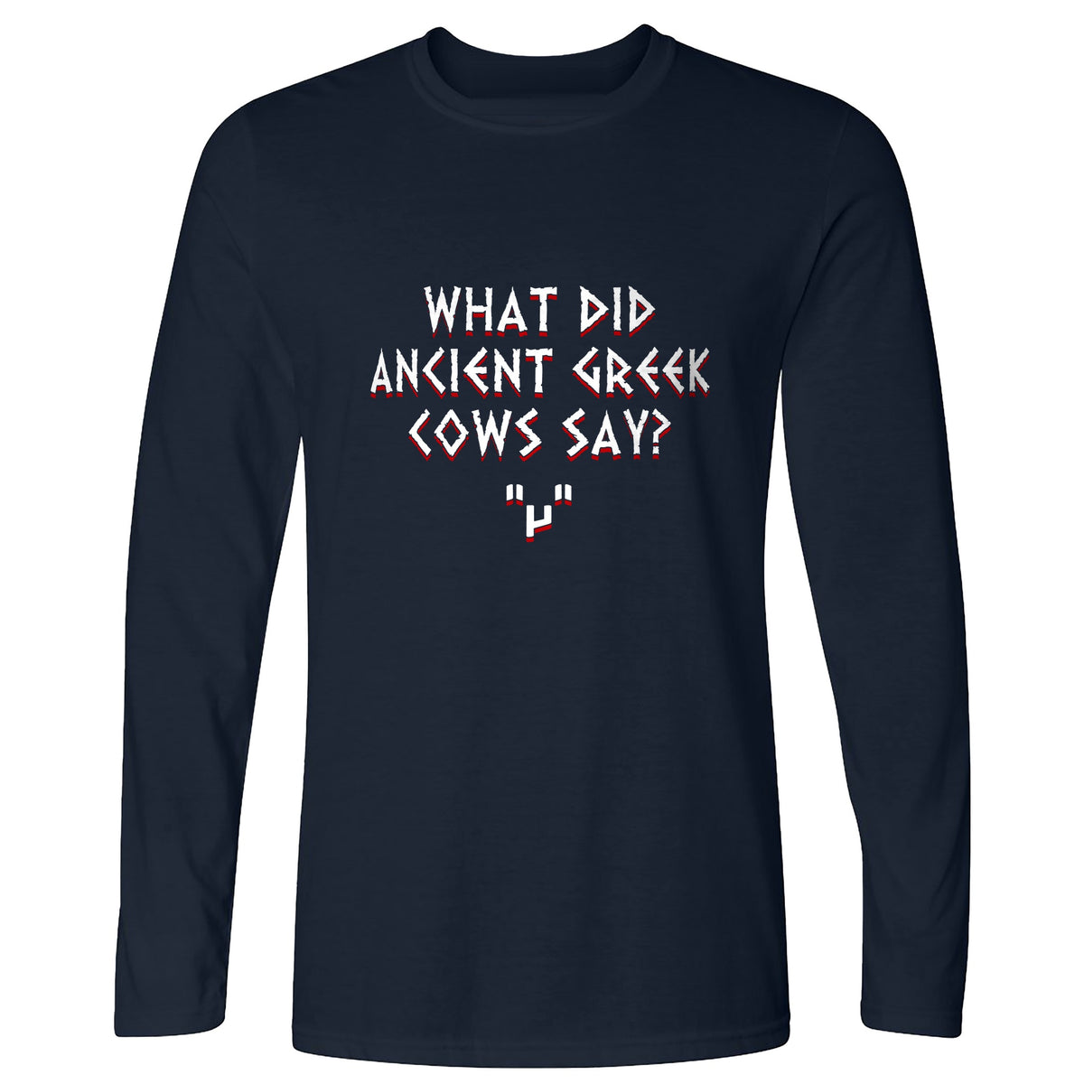 Greek Cows Long Sleeve T-Shirt