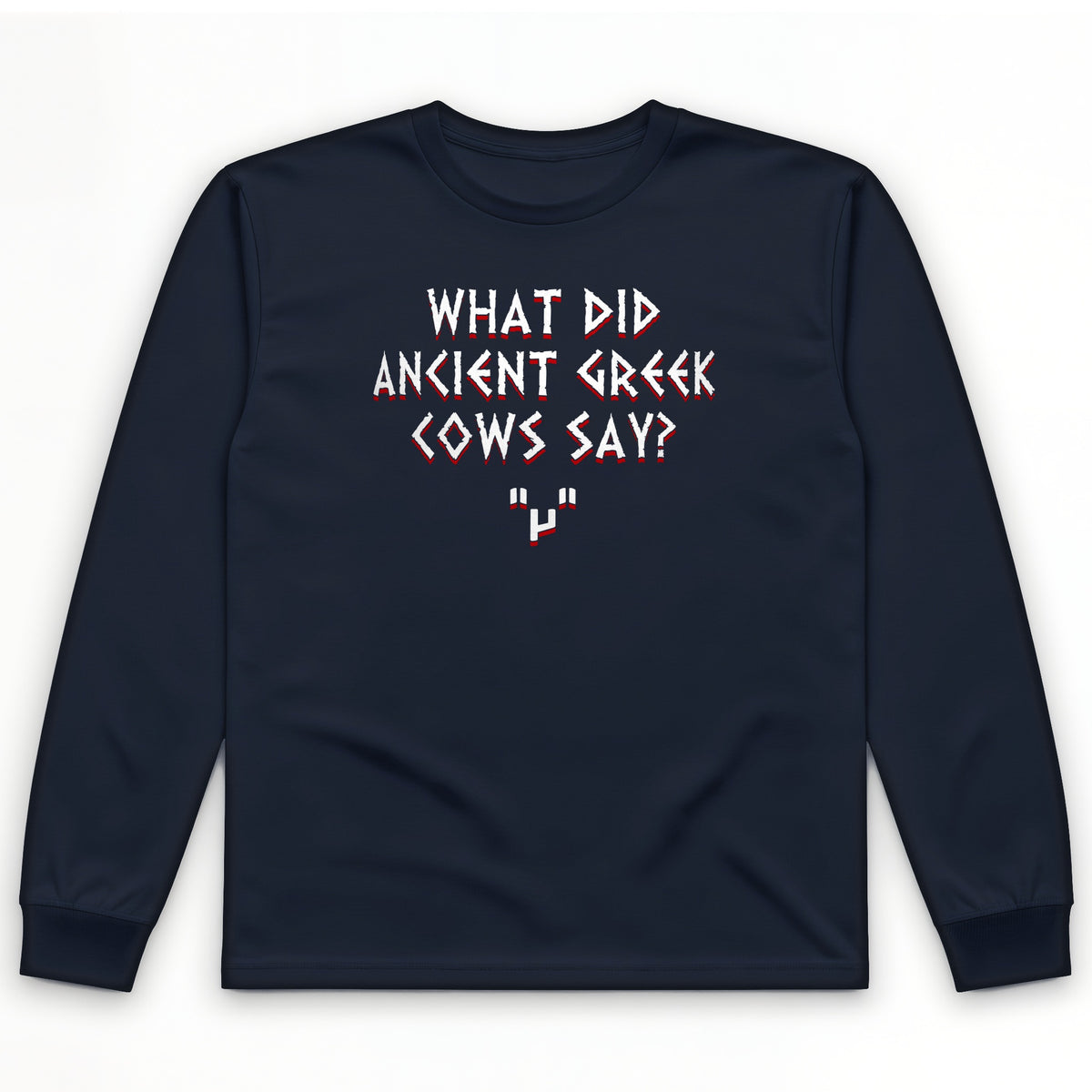 Greek Cows Long Sleeve T-Shirt