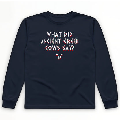 Greek Cows Long Sleeve T-Shirt