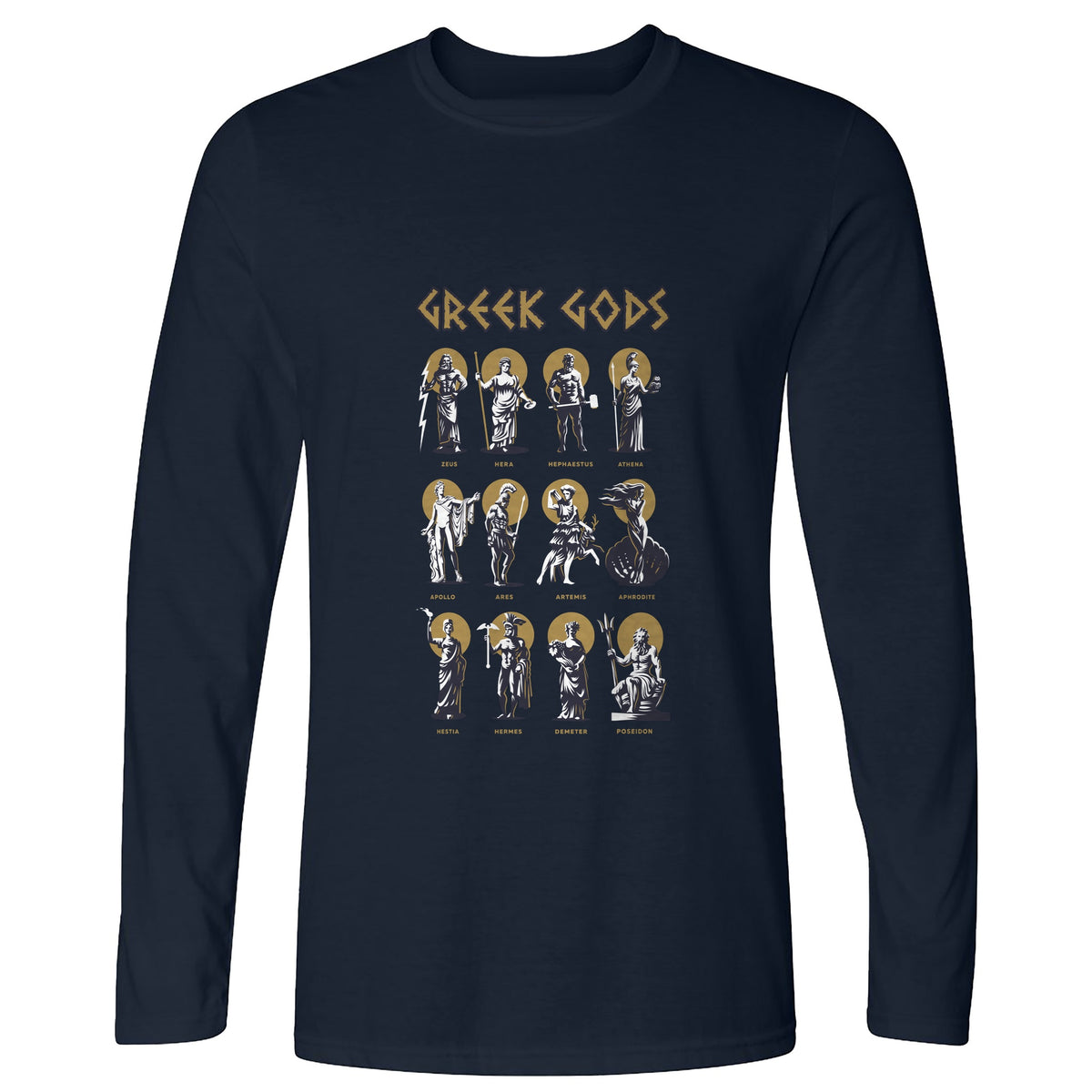 Greek Gods Long Sleeve T-Shirt