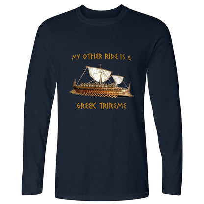 Greek Trireme Long Sleeve T-Shirt