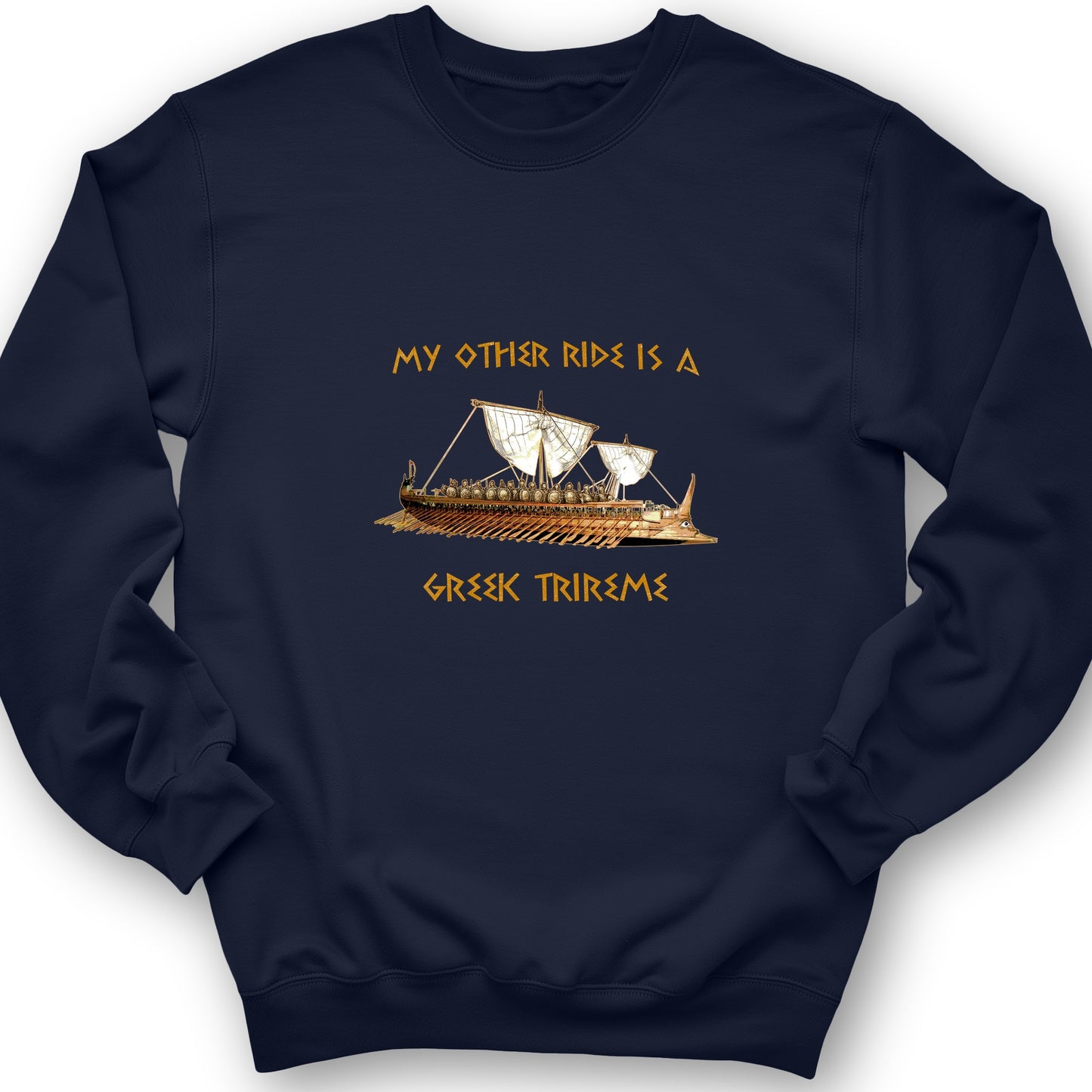 Greek Trireme Crewneck