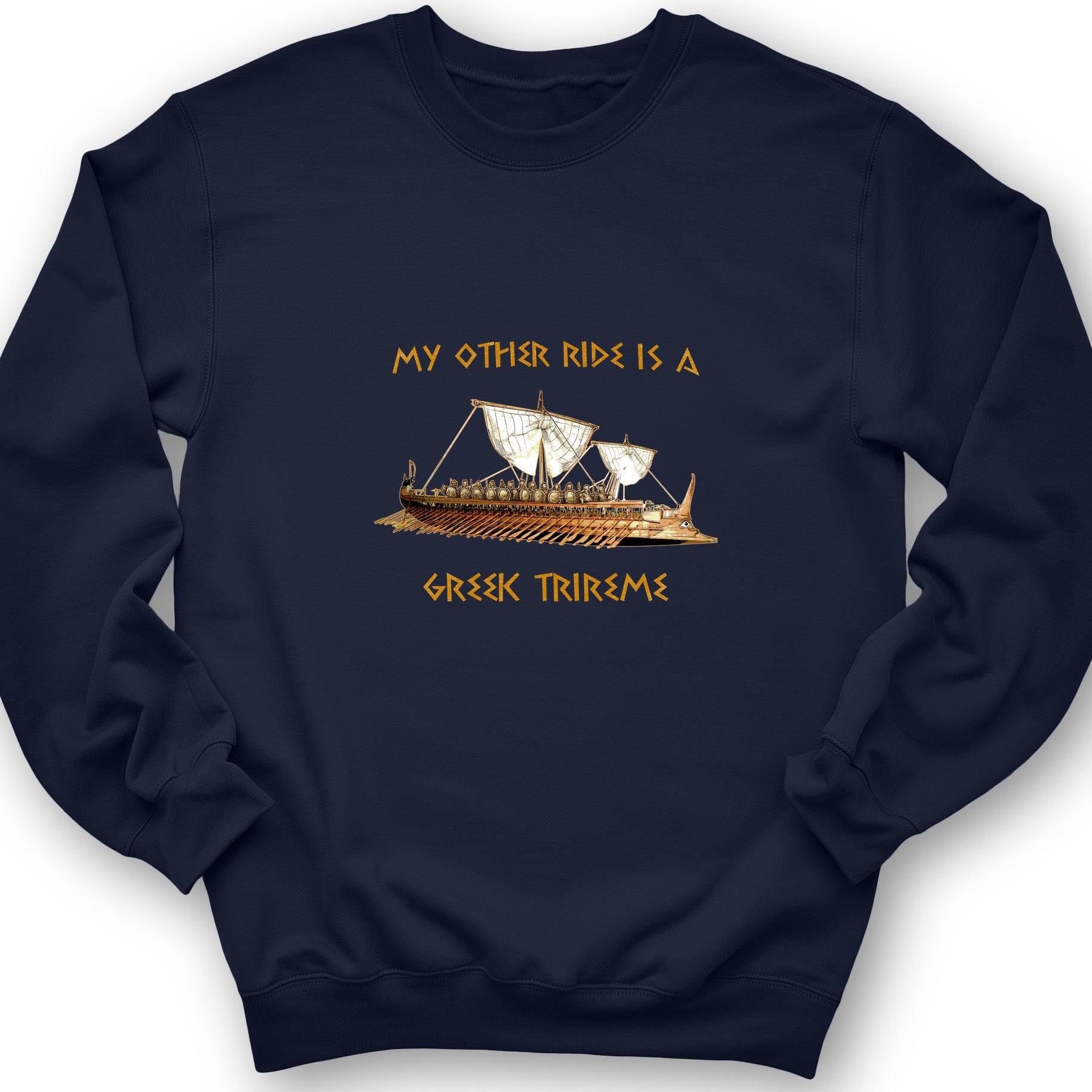 Greek Trireme Crewneck