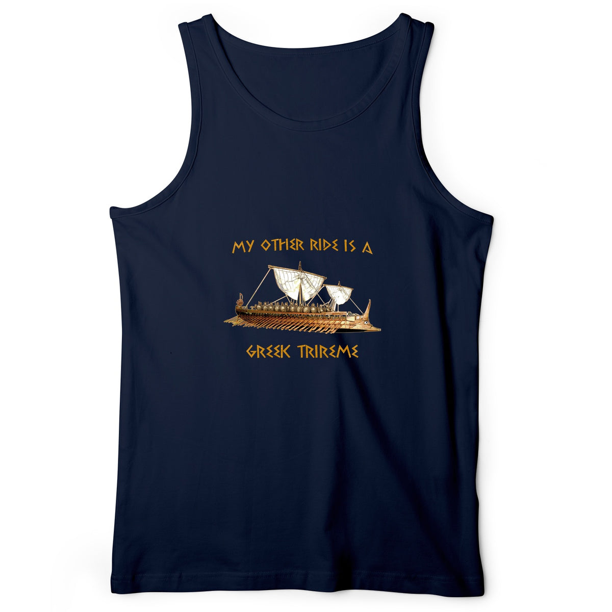 Greek Trireme Tank Top